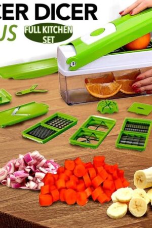 12 PCS NICER DICER - FRUIT & VEGETABLE CUTTER