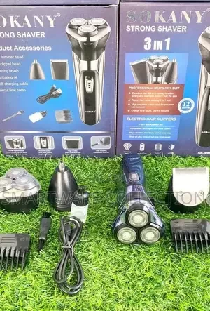 Sokany Multifunctional 3 In 1 Rechargeable Clipper, Shaver