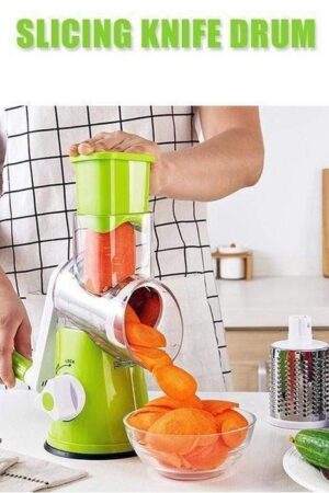 Drum Cutter Manual Vegetable Cutter Slicer