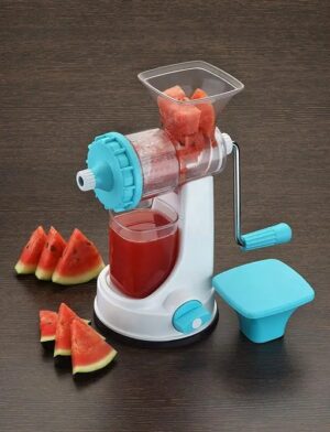 Hand Juicer for Fruits and Vegetables with Steel Handle Vacuum Locking System